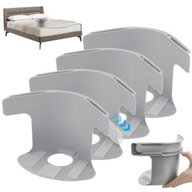 Lock Sheet Holders (4 Pack), Bed Sheet Lock Clips, Non-Slip Sheet Holders Keep Sheets Firm & Tight, Heavy Duty Bed Sheet Holder Corner Fitted Sheet Straps Fit All Mattress Size