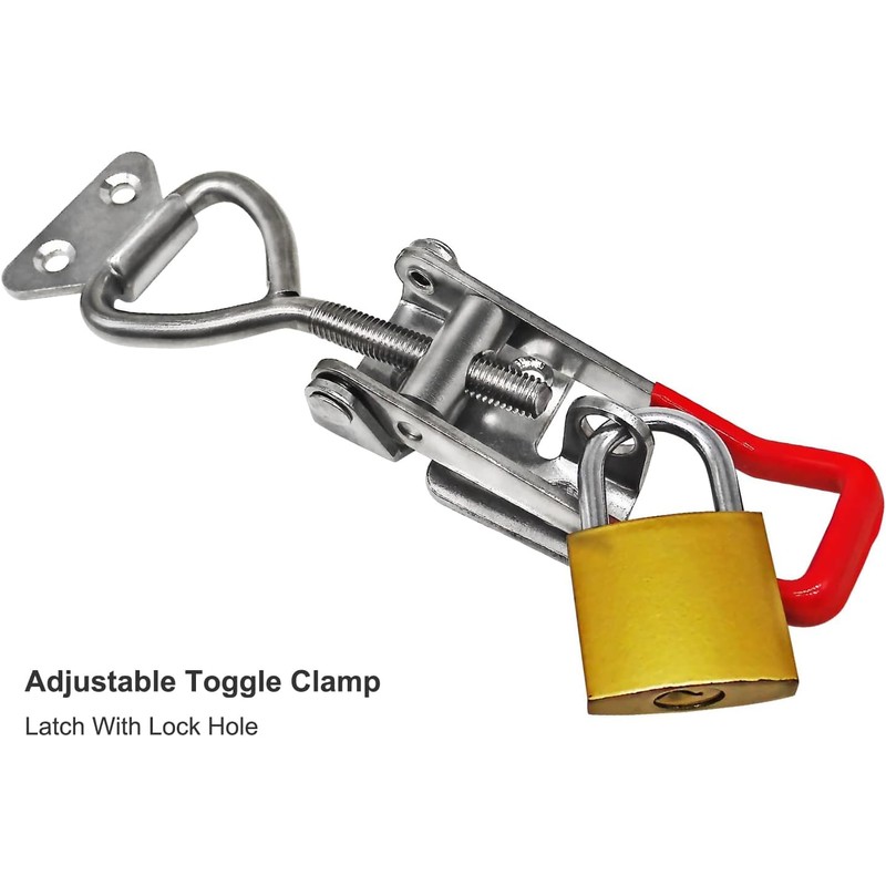 4003 Toggle Latch Clamp, 304 Stainless Steel Adjustable Toggle Latches