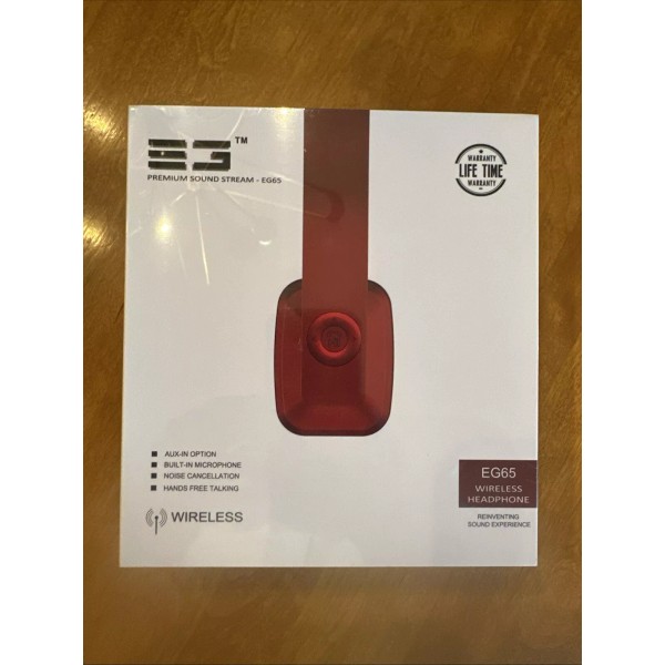 Soundstream EG Premium Sound Stream EG65 Wireless Bluetooth Headphones