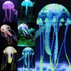 Uniclife 6 Pcs Glowing Jellyfish Ornament Decoration for Aquarium Fish