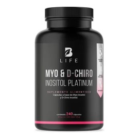 Myo Y D-chiro Inositol De 240 Cáps. Inositol Platinum B Life.