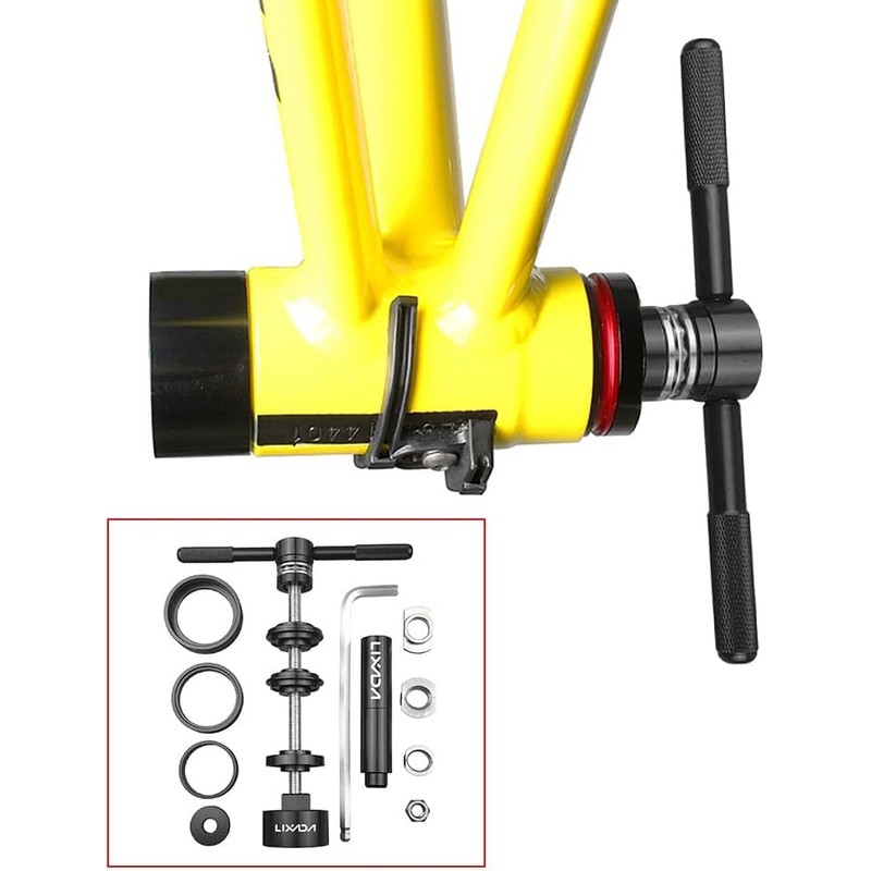Lixada Bicycle Bearing Press Kit Bike Bottom Bracket Install and