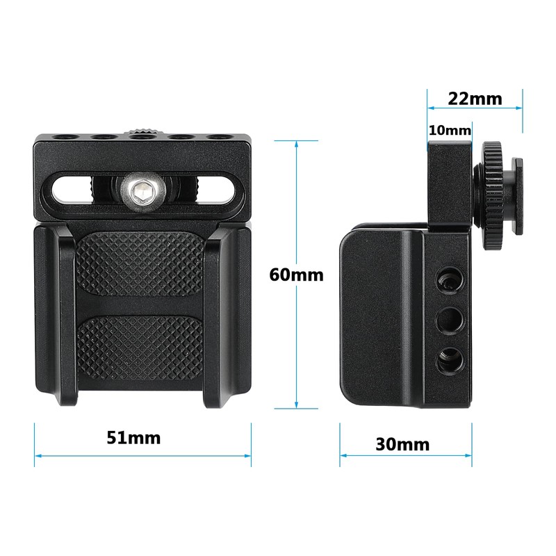 CAMVATE Universal SSD Holder Clamp Adjustable Width (35 mm ~