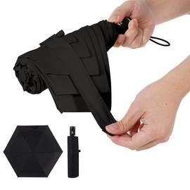 RUBKA Umbrella, Folding in 3 Seconds Memory Shape, Sun or Rain, Lightweight, 9.1 oz (258 g), UV Reduction, 100% Protection, Heat Blocking, One-Touch Automatic Opening/Closing, Folding Umbrella