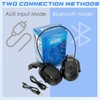 Aolamegs - Orejeras duras con Bluetooth - NRR 26db con