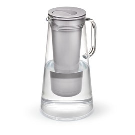 LifeStraw Home – Water Filter Pitcher, 7-Cup, Pebble, BPA Free Designed for Everyday Protection Against Bacteria, parasites, microplastics, Lead, Mercury, PFAS, and A Variety of Chemicals