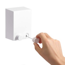 Homeme Indoor Clothes Dryer, Load Capacity 44.1 lbs (20 kg), Wall Hanging, Clothes Drying Wire, Total Length 16.6 ft (4.2 m), Freely Extendable, Slow Recovery, Hidden Clothesline, SUS304 Stainless Steel, Waterproof, Rustproof, Drilling Required