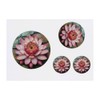 4 x 'Water Lily' Temporary Tattoos - Water Resistant, Skin-Safe,