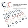 Areyourshop 6PCS Fuel Injectors Repair Kit Seal O-Ring fit for