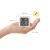 dretec Digital Thermometer/Hygrometer, Hygrometer, Small, Compact, Wall Mounted, Stand, Hook