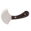 Leather Round Knife DIY One Piece Grinding Powder Steel Incisive