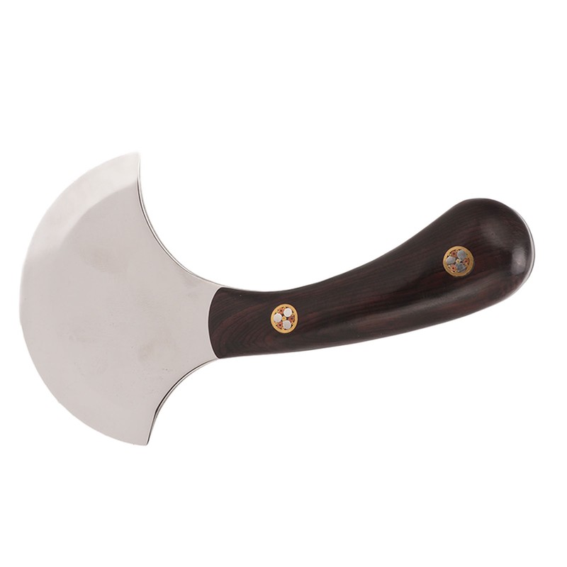 Leather Round Knife DIY One Piece Grinding Powder Steel Incisive