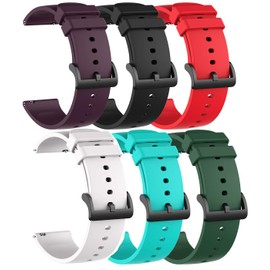 TenCloud Replacement Band intended for SoundPEATS Watch Bands Soft Washable Straps Wristbands Accessoy intended for Watch1 (Black,White,Red,Teal,Purple,Green)