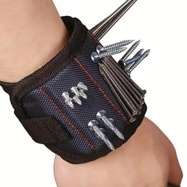 Magnetic screw wristband work armband magnetic piece nail screw / 자력나사손목밴드 작업용 아대 마그네틱 피스 못 나사