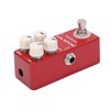 Distortion Effect Metal Shell Red True Bypass Foot Switch for