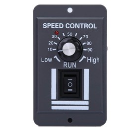 DC Motor Speed Controller, 12-60V 40A PWM Brush Motor Speed Controller CW CCW Reversible Switch DC Speed Control Regulator Variable Frequency Driver