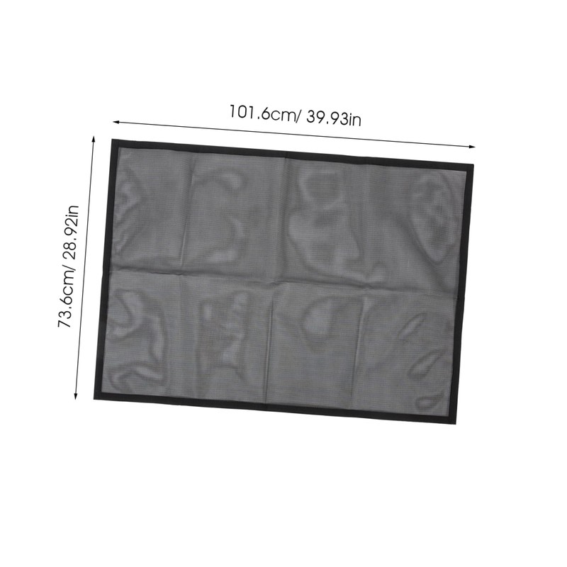 iplusmile 1 Set Fireplace Mesh Screen Curtain Heat Resistant Fireplace