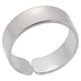 Touch Jewellery 925 Sterling Silver Plain Band Toe Ring