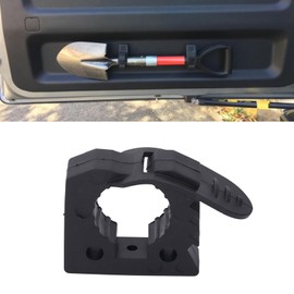 Shovel Holder, 1 Pair of Quick Release Rubber Clamp Mounting Bracket for 1-1/7 in to 1-3/7 in Diameter Tools, Roof Rack Mount for ATV UTV RV Trucks Boat Train Offroad