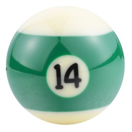 Arenbel 14 Pool Ball Car Racing Shifter Lever Stick Knob Polished Gear Shift Grip Speed Handles Fit Regular Manual Auto Vehicles, Green