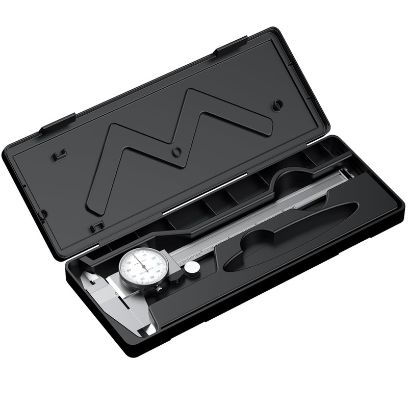 HDLNKAK Dial Caliper Shockproof Dial Caliper Precision Caliper with Watch