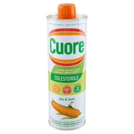 Cuore - Olio di Mais 75 cl, Ricco di Omega 6 e Fonte di Vitamina E e B6, No OGM
