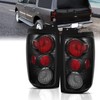 AmeriLite Black Smoke Replacement Brake Tail Lights Set for 1997-2002