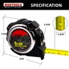 NORTOOLS 5M Retractable Tape Measure with Auto-Lock Professional for Measuring