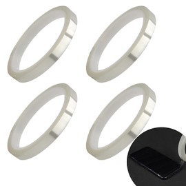 SopwMap Set of 4 108 Foot Heat Tapes for Heat Press, Transparent Heat Transfer Tape for Sublimation, Heat Resistant, Temperature Tape for Electronic Printing, DIY Crafts (10 mm x 33 m)