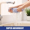 Mordimy Cotton 6 Pack Terry Kitchen Towels, Super Soft and