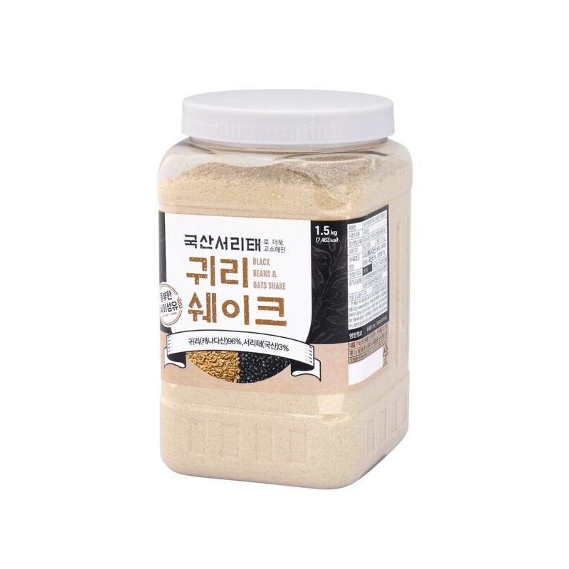 Taekwangseon-style Seoritae Oat Shake 1.5kg (2 pieces) / 태광선식 서리태