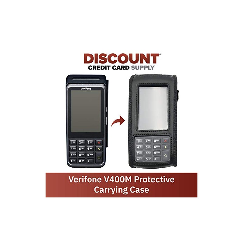 DCCStands Verifone V400M Estuche de transporte para terminal de tarjetas