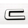 Auto Front White Black Emblem Overlay 2019-2024 GMC Sierra 1500