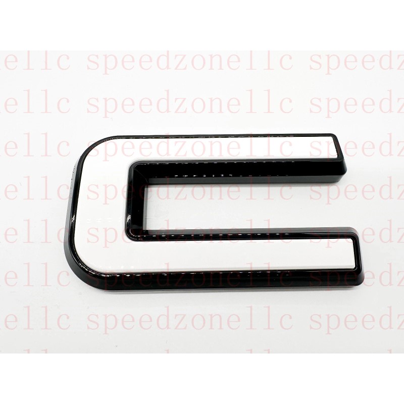 Auto Front White Black Emblem Overlay 2019-2024 GMC Sierra 1500