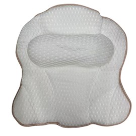 Bath Pillow Bathtub Pillow, Bath Pillow with Head Heightening Bathtub Neck and Back Support, Bathtub Pillow Pillow with Soft 5D Mesh Fabric and Non-Slip Suction Cup, Bath Accessories Spa Gift
