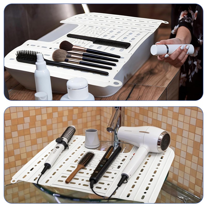 Foldable Sink Cover - Silicone Beauty Makeup Brush Cleaning Mat