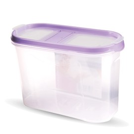 Bestlivings Storage Jars with Lid, 1.4 Litres (Purple), Airtight Container BPA Free for Food, Storage Container Set, Food Storage Containers, Hinged Lid