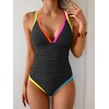 B2prity Women's One Piece Swimsuit Tummy Control Slimming Bathing Suit