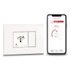 VEMER VE796000 OIKOS WiFi Flush-Mounted Thermostat with 2 Modules, Smart