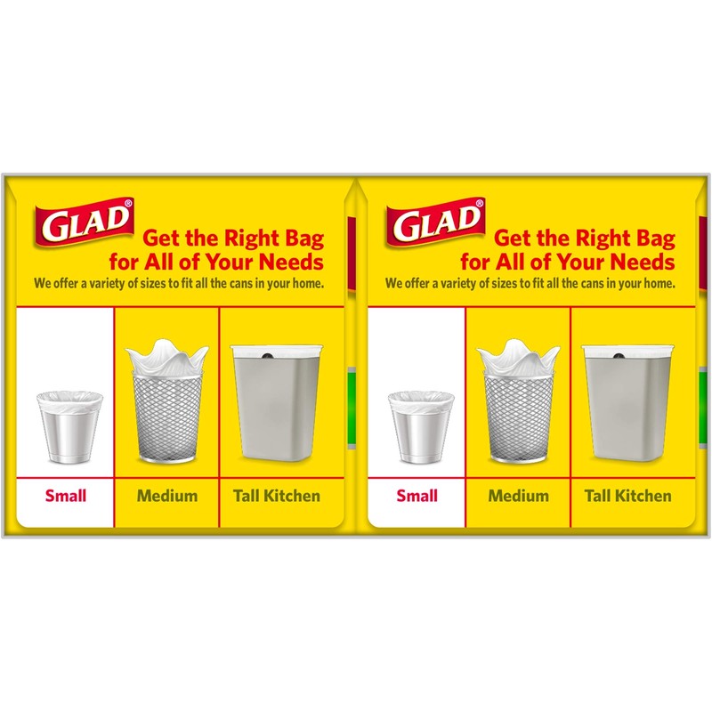 Glad OdorShield Small Trash Bags 4 Gal. Gain Original with