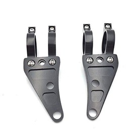 Black 35mm Turn Signal Clamps Headlight Mount Bracket fork Ear Chopper Cafe Racer Black for Universal CBR for Kawasaki for Suzuki for Yamaha for Harley Davidson