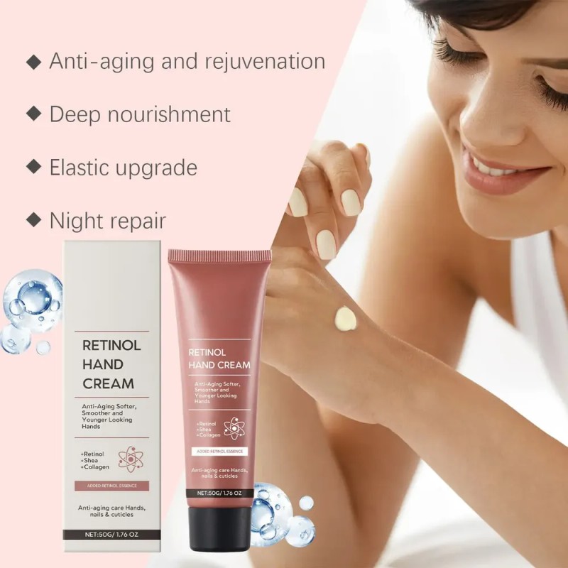 Crema De Manos Con Retinol 50g - Antiarrugas, Reparadora