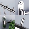 KRISFD Stainless Steel Coat Hook, Wall Clothes Rack, Foldable Towel