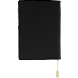Almost daily planner day-free (A6 size) notebook cover / BS light (Black)