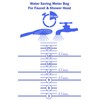 Flow Rate Bag Tap Shower Head Simple 10s Saving Water