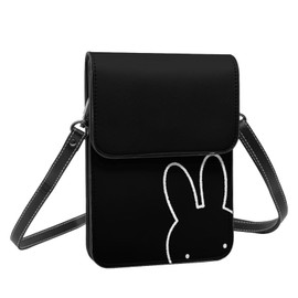 Miffy Smartphone Pouch, Mini Shoulder Bag, Women's Gasudeo, Popular, Wallet Pochette, Up to 6.5 inches, Crossbody Shape, Lightweight