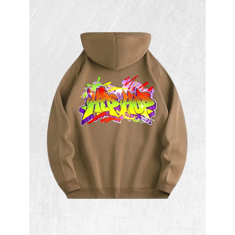 Hip - Hop Graffiti Hoodie 100% Cotton US Warehouse 7