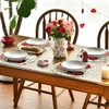 Artoid Mode Buffalo Plaid Eucalyptus Hearts Round Mother's Day Placemats