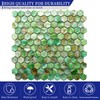 MOP Green Hexagon Mother of Pearl Backsplash Tile 1 Sheets