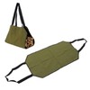 Large Canvas Firewood Carrier Log Bag Indoor Fireplace Log Carrier